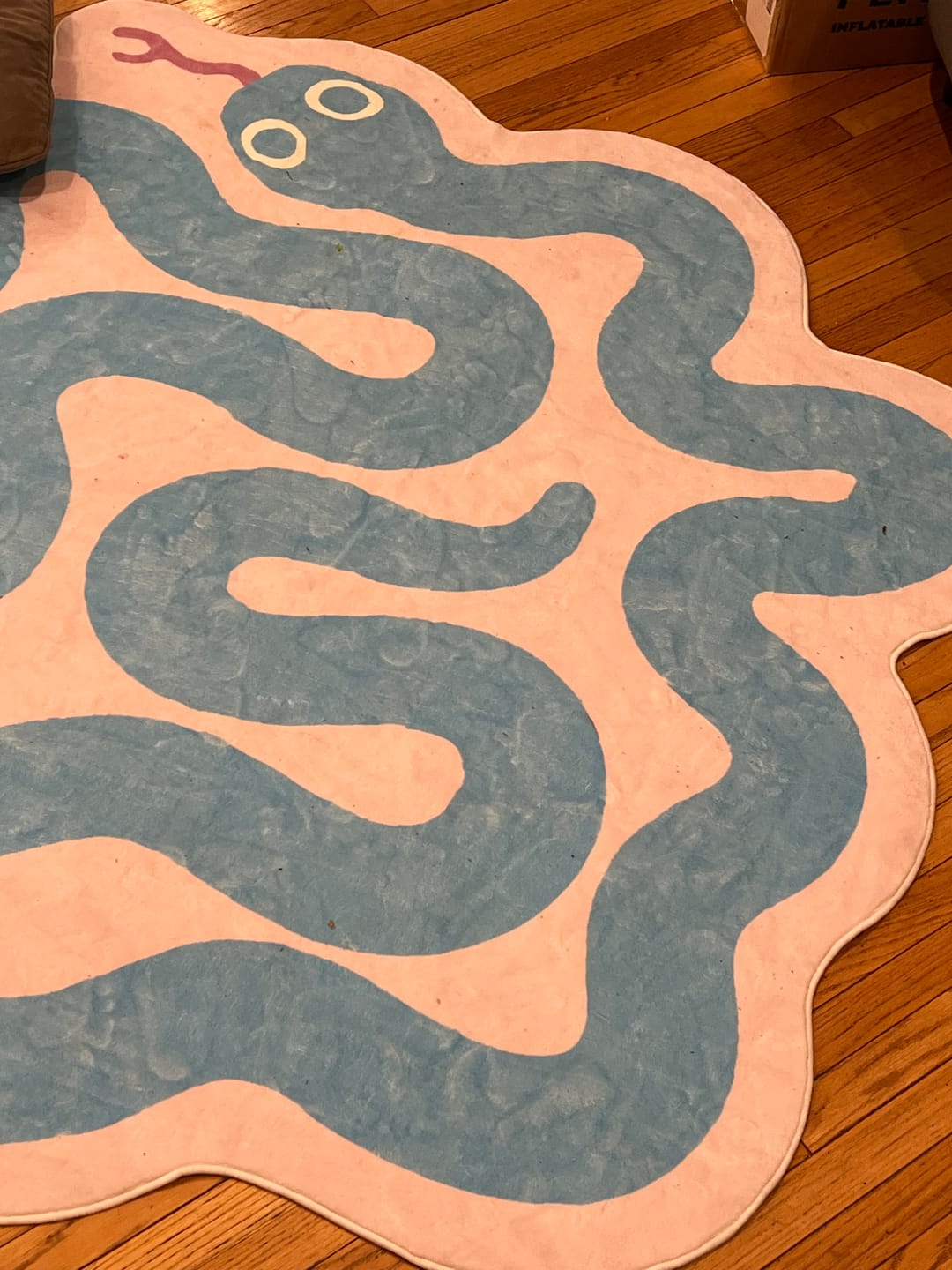 Customer photo review of Spiral Snake Design Rug by Johann Banta