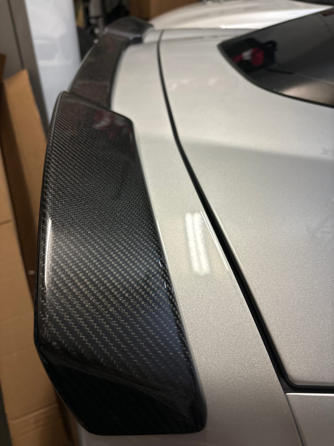Customer photo review of Corvette C6 ZR1 Conversion Rear Trunk Spoiler
