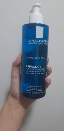 Customer photo review of EFFACLAR GEL FACIAL WASH FOR OILY SKIN 400ml