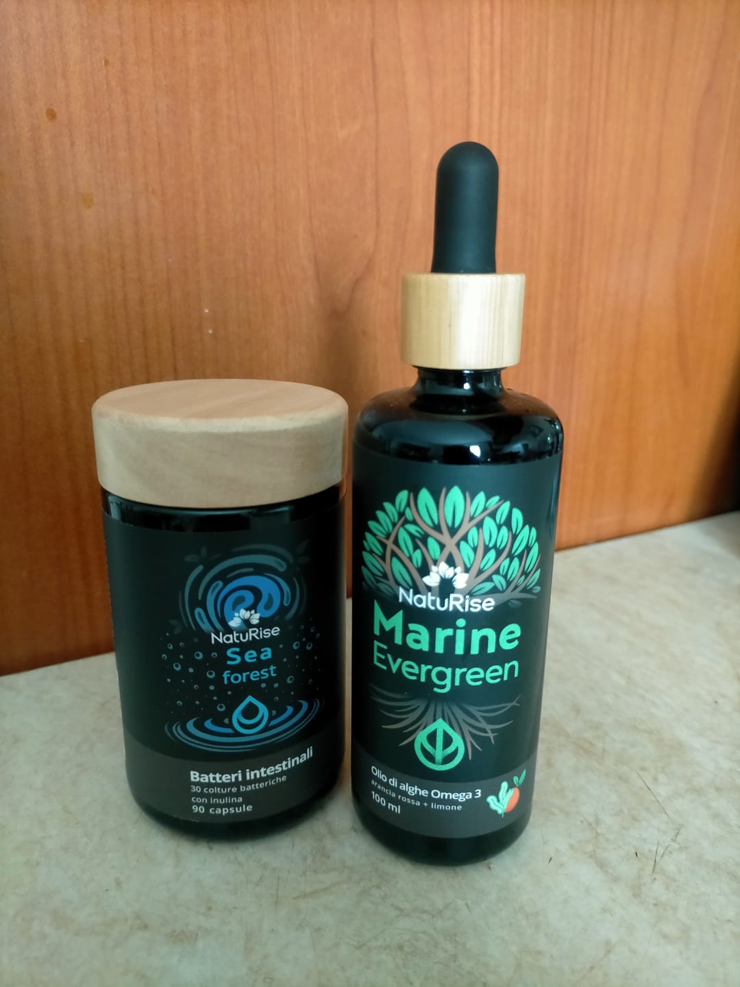 Customer photo review of Olio di alghe Omega 3 (100ml)