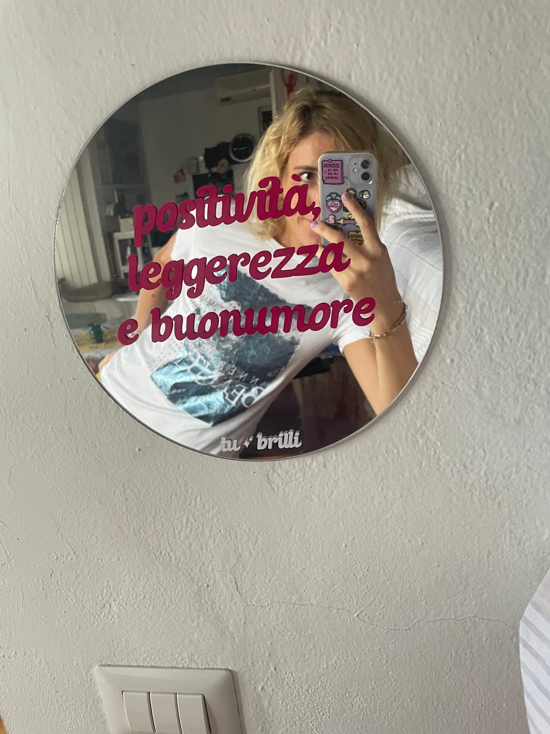 Customer photo review of POSITIVITÀ, LEGGEREZZA E BUONUMORE | Sparkle Mirror