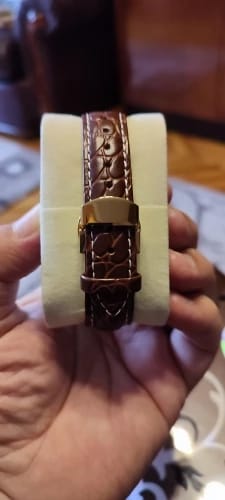 Customer photo review of Suunto Genuine Leather Band - Crocodile Pattern Classic