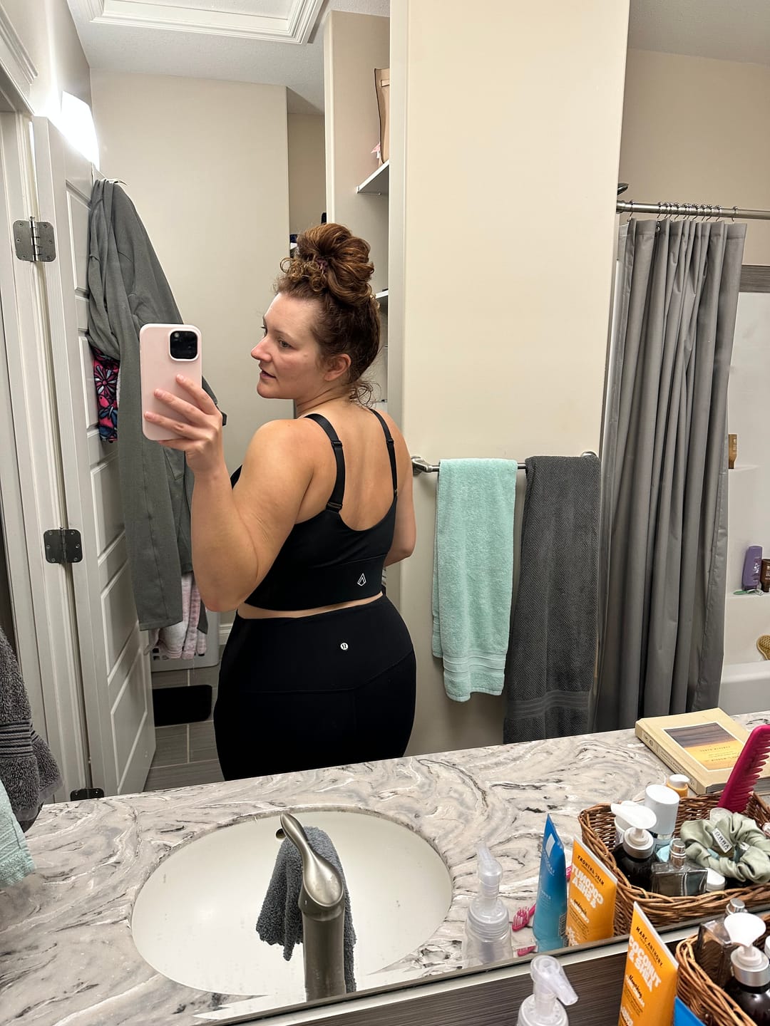Customer photo review of Ribbed Sports Bra