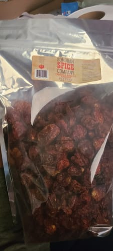 Customer photo review of Trinidad Moruga Scorpion Peppers