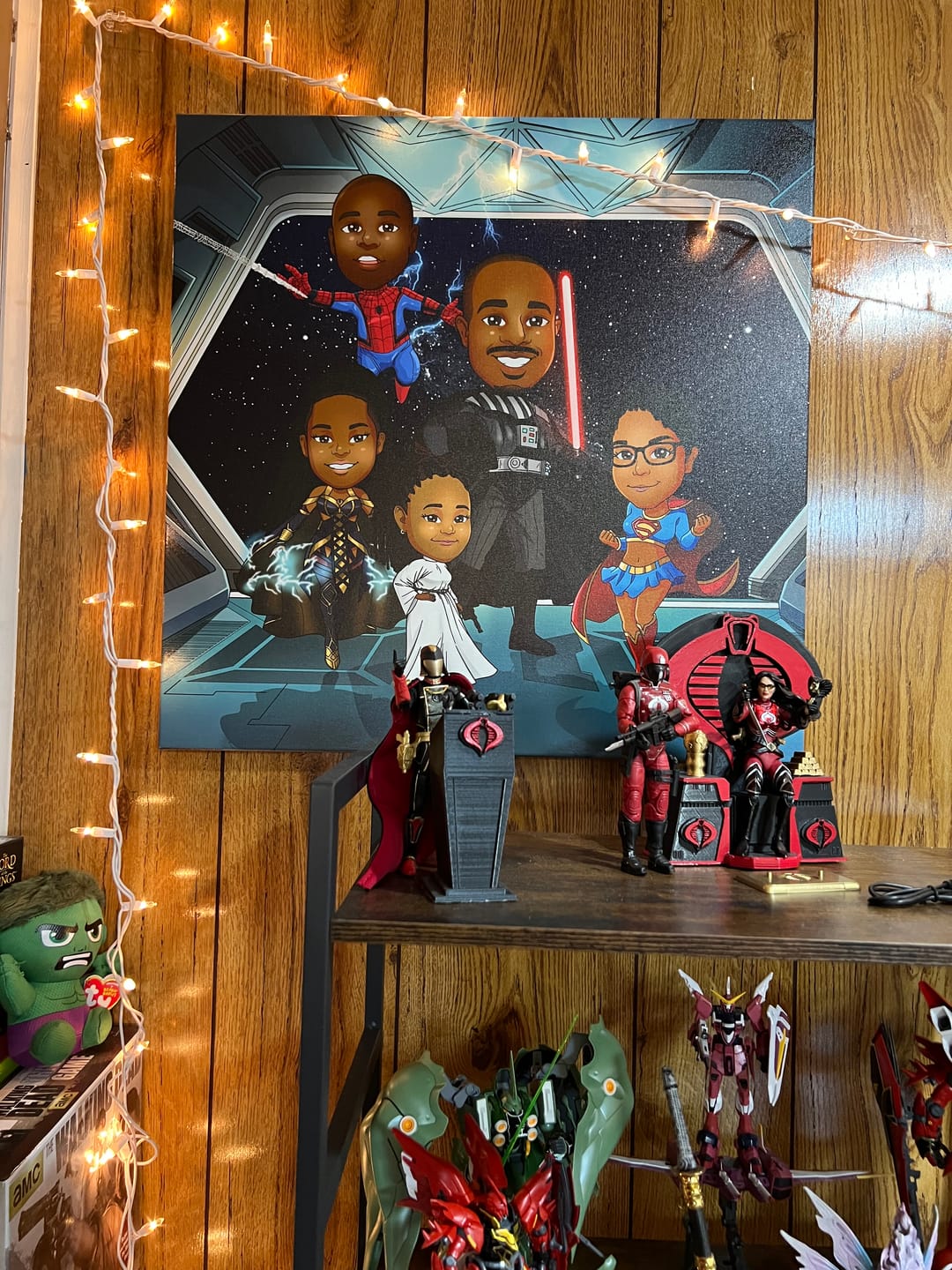 Customer photo review of The Wizard Custom Portrait