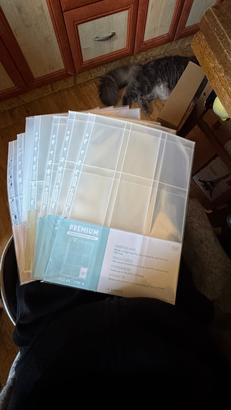 Customer photo review of CUSTOM A4 BINDER BACKBOARD (SET OF 2)