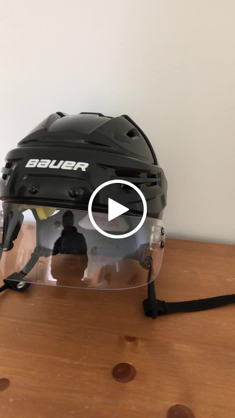 Customer video review of ZVG1 SHORT CUT HOCKEY VISOR CLEAR