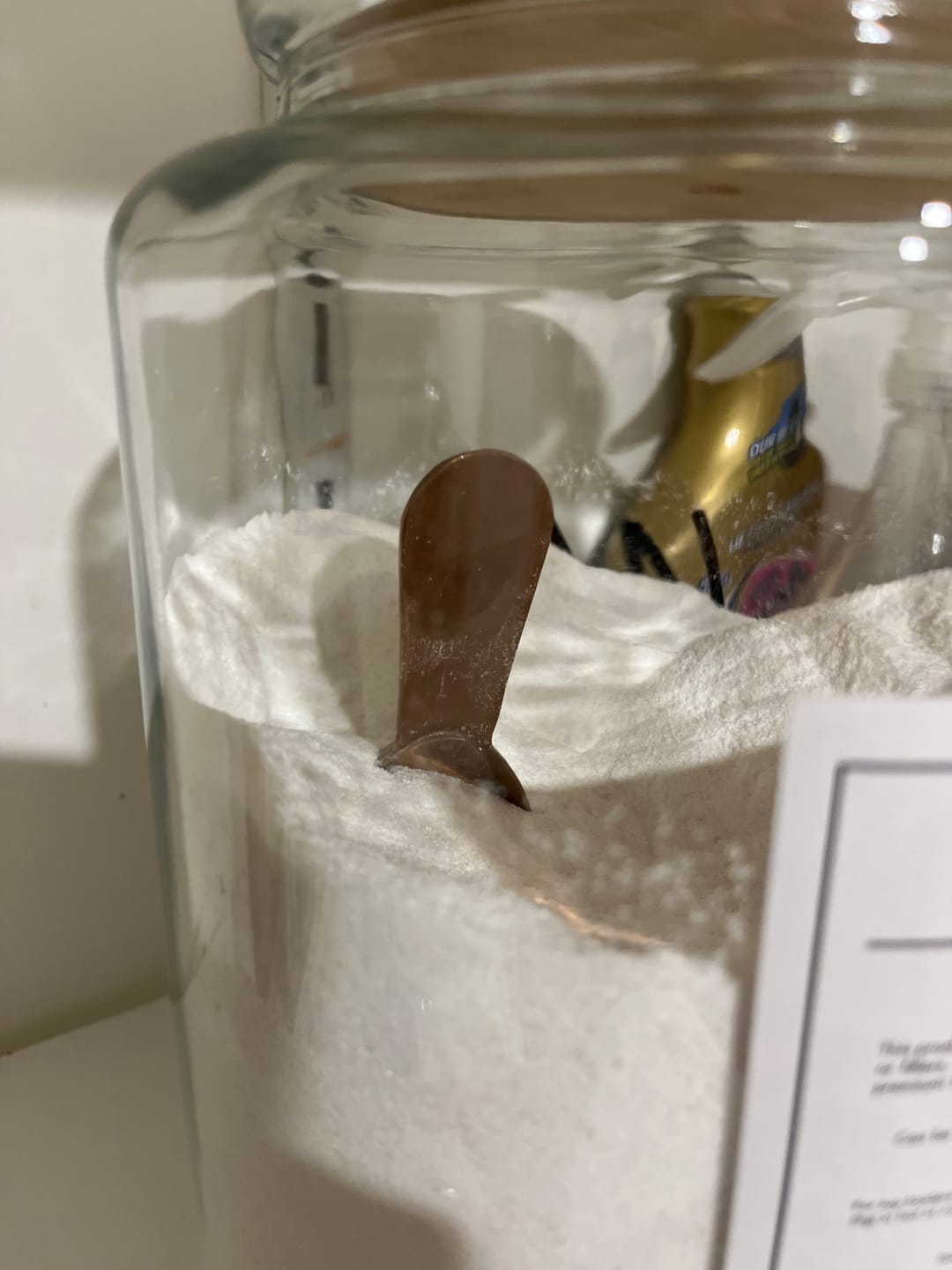 Customer photo review of Stainless Steel Laundry Powder Scoop