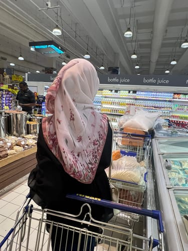 Customer photo review of PREORDER - The SURI BAYU Scarf (Rosewood)