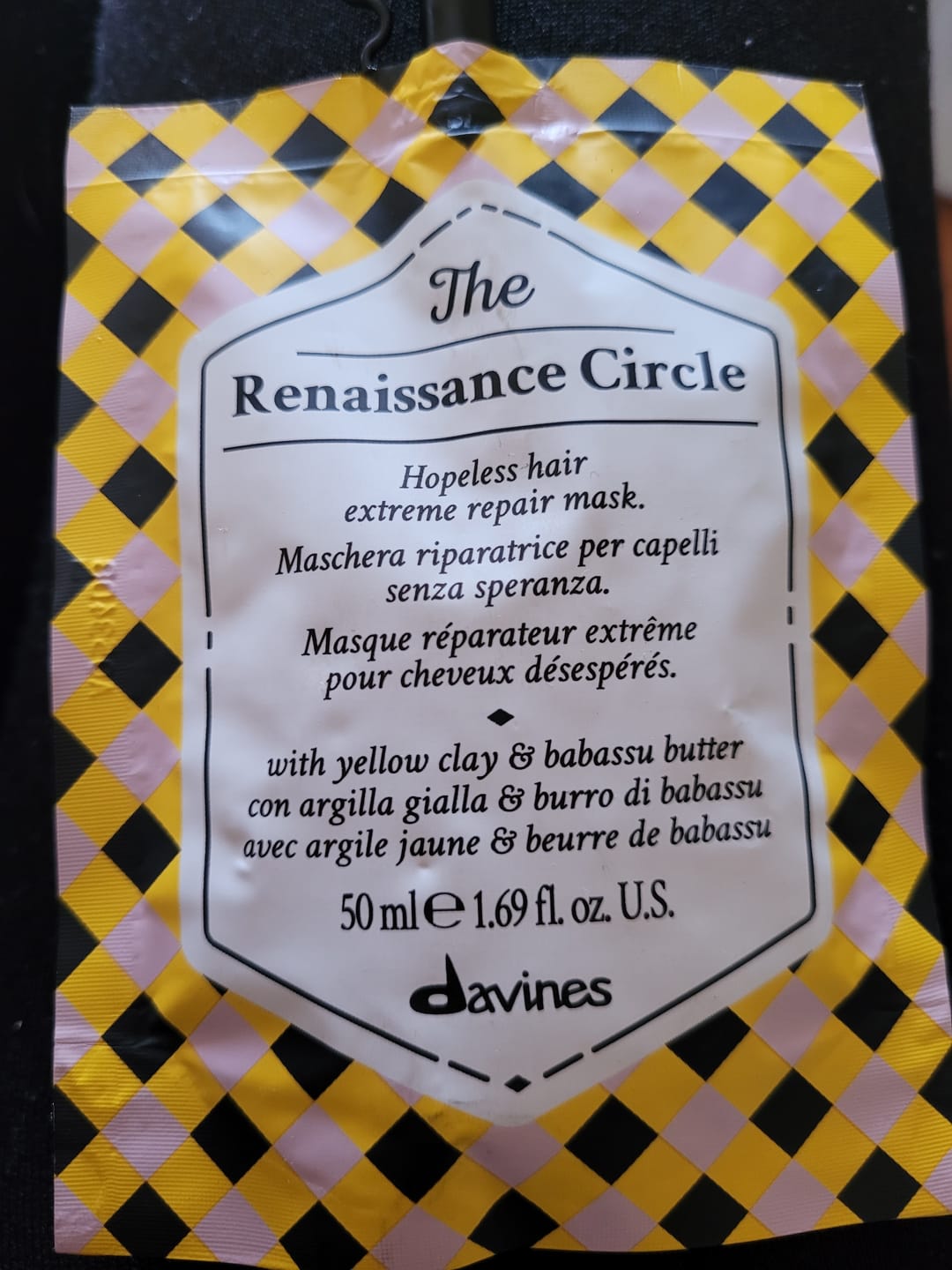 Customer photo review of Máscara Reparadora The Renaissance Tcc Davines
