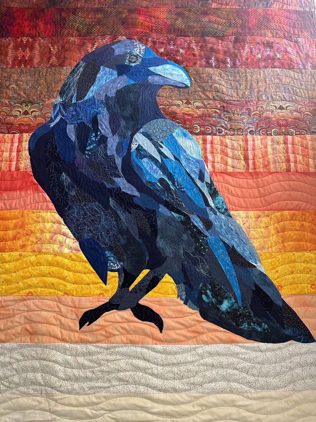 Customer photo review of Take Flight: Fun with Textile Collage