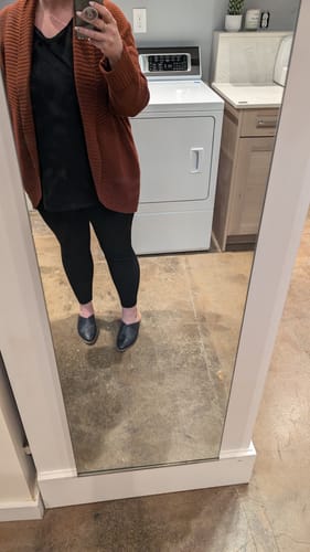 Customer photo review of Cocoon Wrap Cardigan