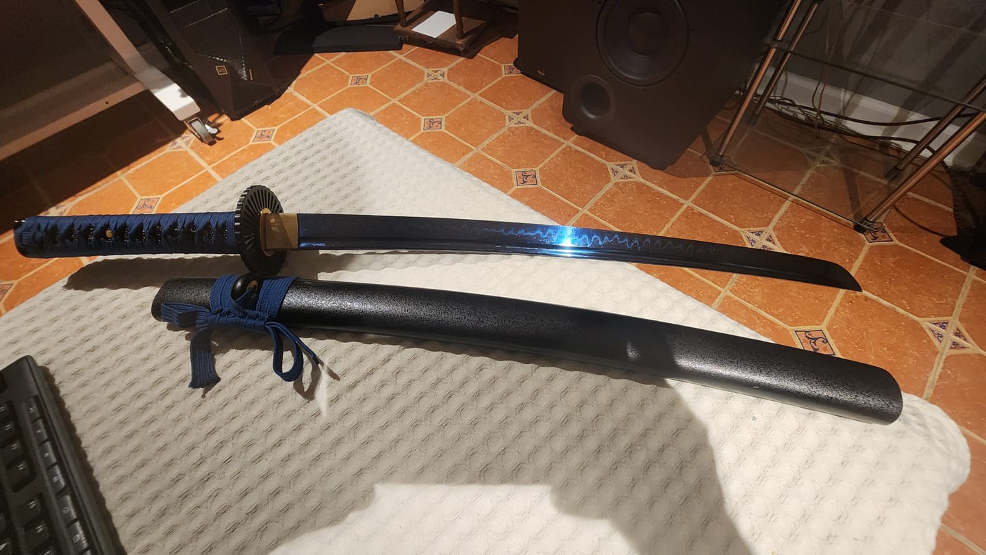 Customer photo review of Custom Wakizashi Build your own Wakizashi sword