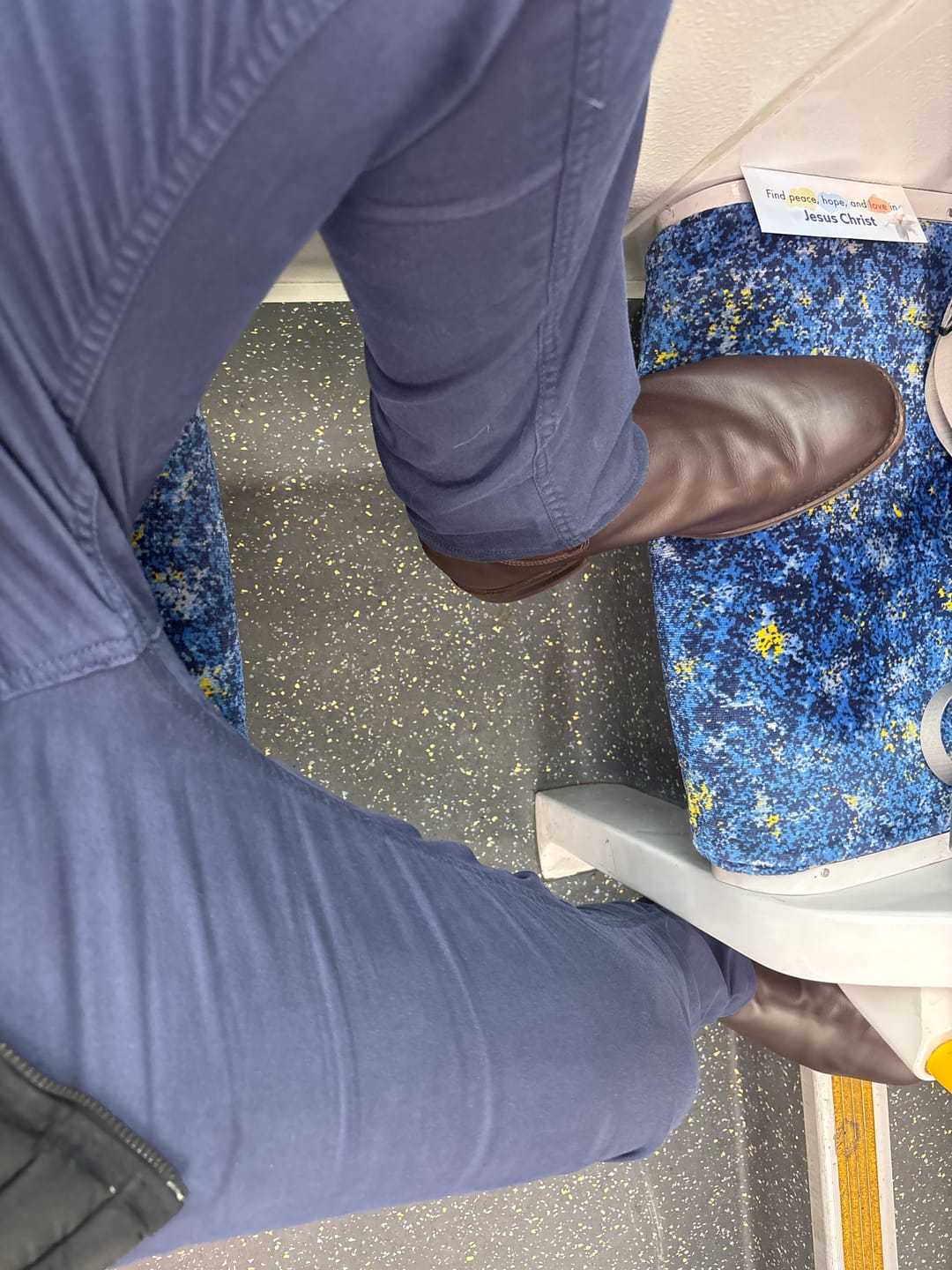 Customer photo review of Ultra Stretch Chino Pants - Slim Fit - Navy
