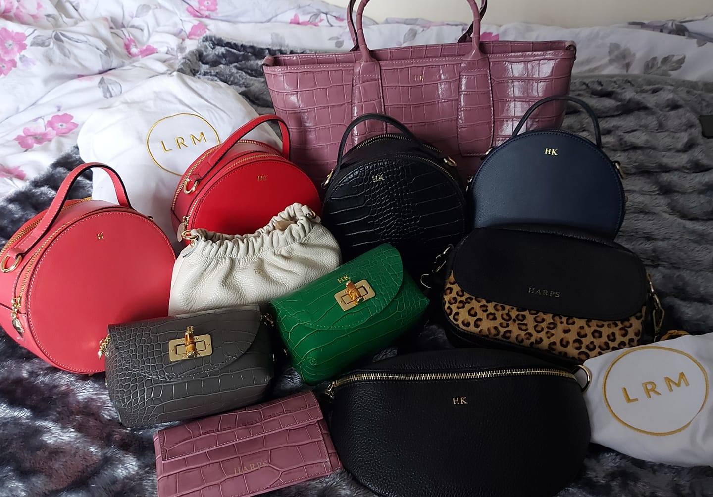 Customer photo review of The Rosie Circle Croc Bag