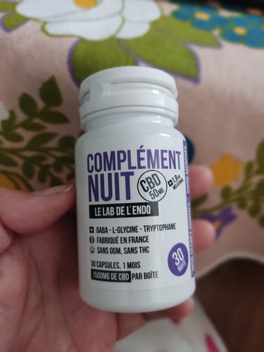 Customer photo review of Synergie sommeil CBD Mélatonine - 1500mg