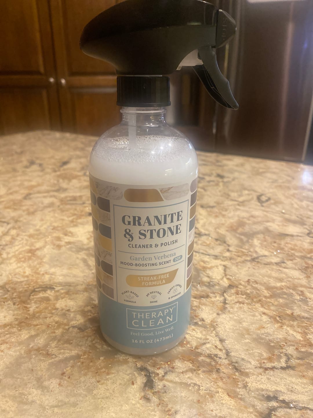 Customer photo review of Granite & Stone Cleaner & Polish 3-Pack