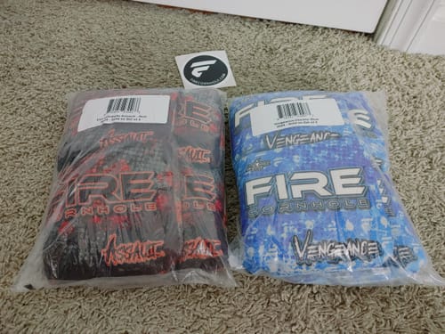 Customer photo review of 2024 Fire Vengeance Cornhole Bags - Set of 4