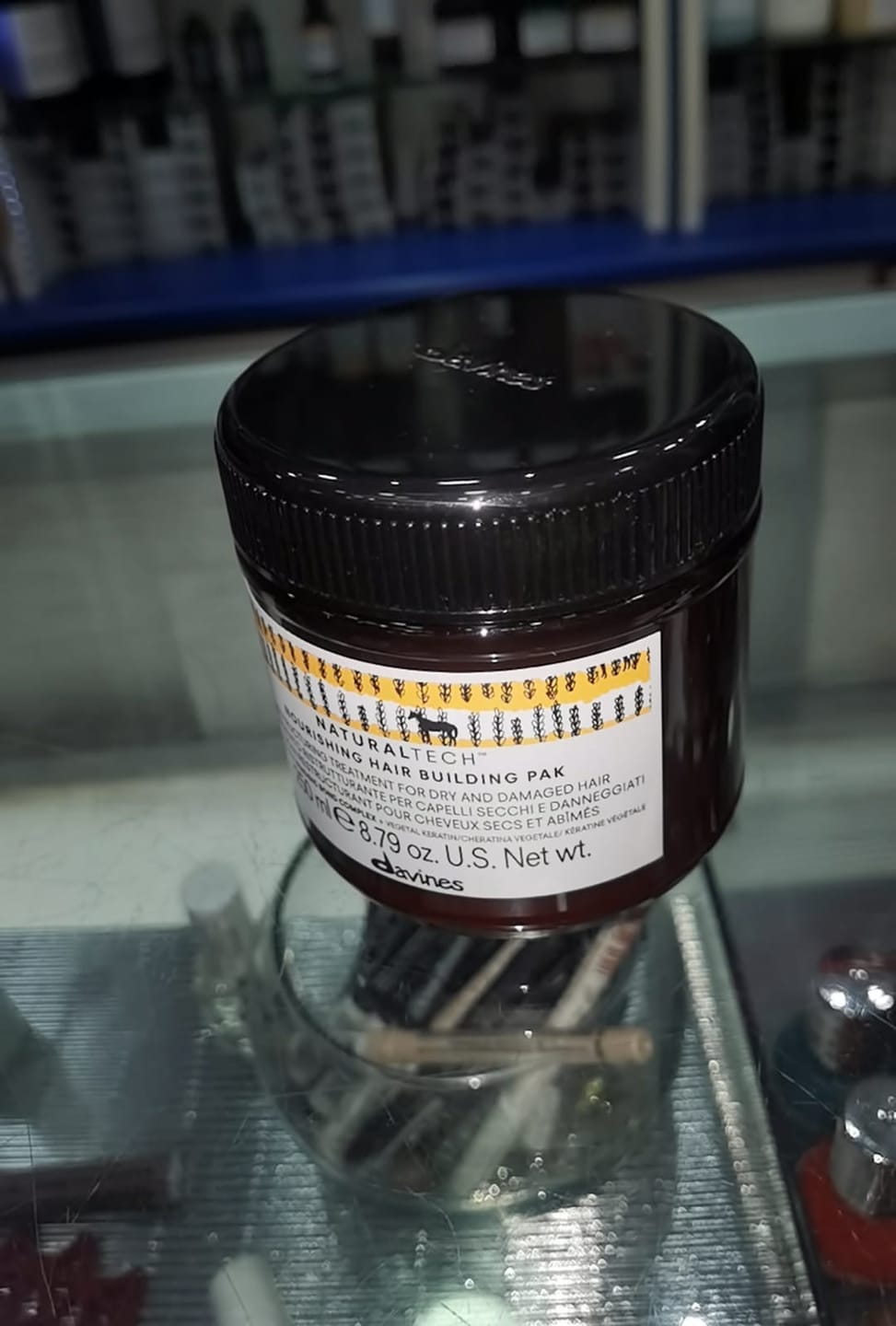 Customer photo review of Mascarilla Reestructurante Hair Building Nourishing Naturaltech Davines