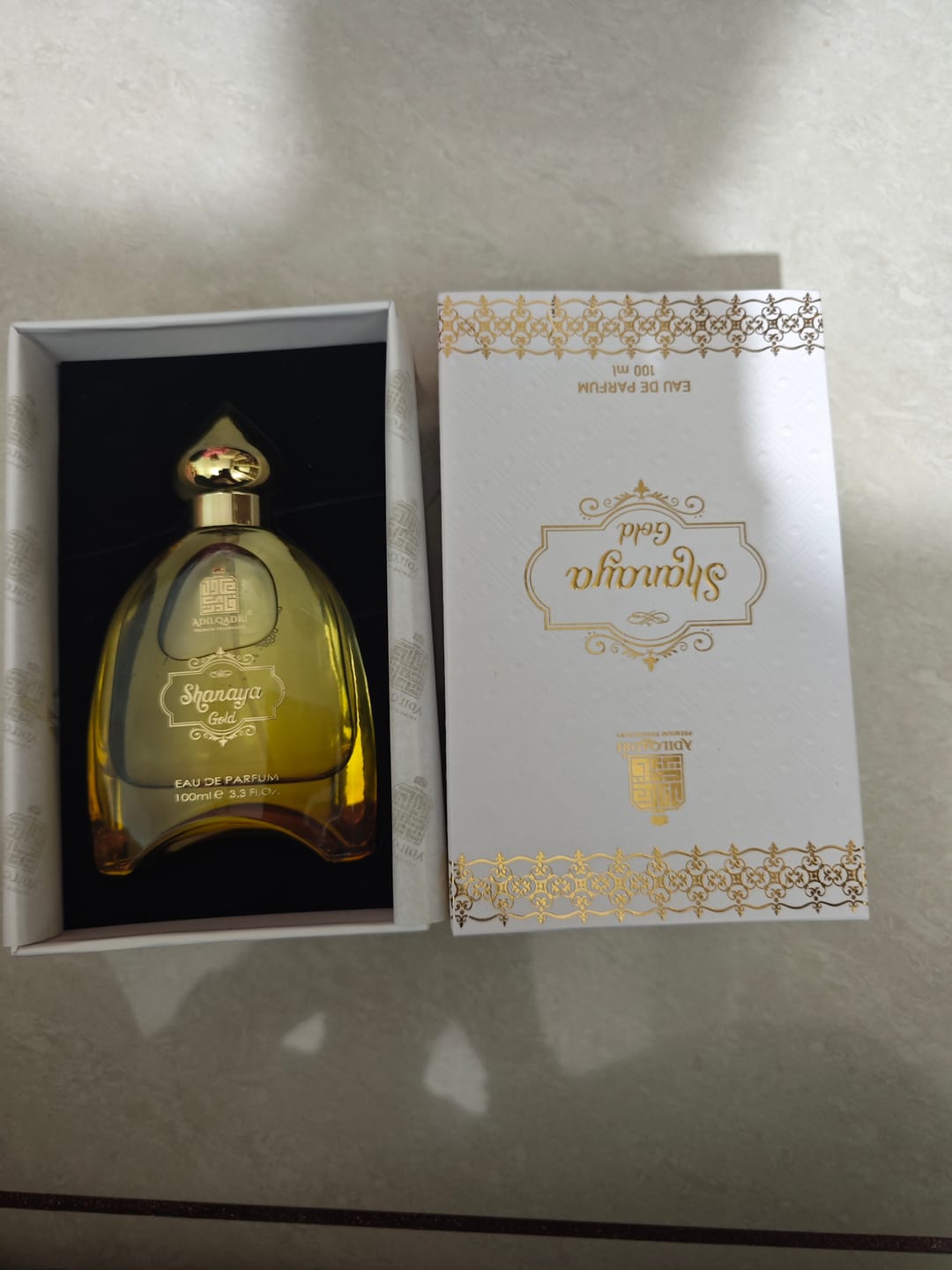 Customer photo review of Shanaya Gold Perfume Spray