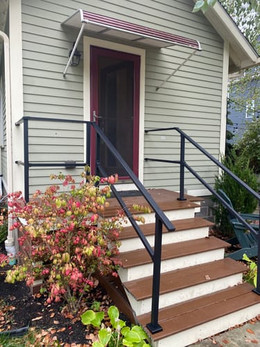 Customer photo review of Rectangle Top Rail Connector