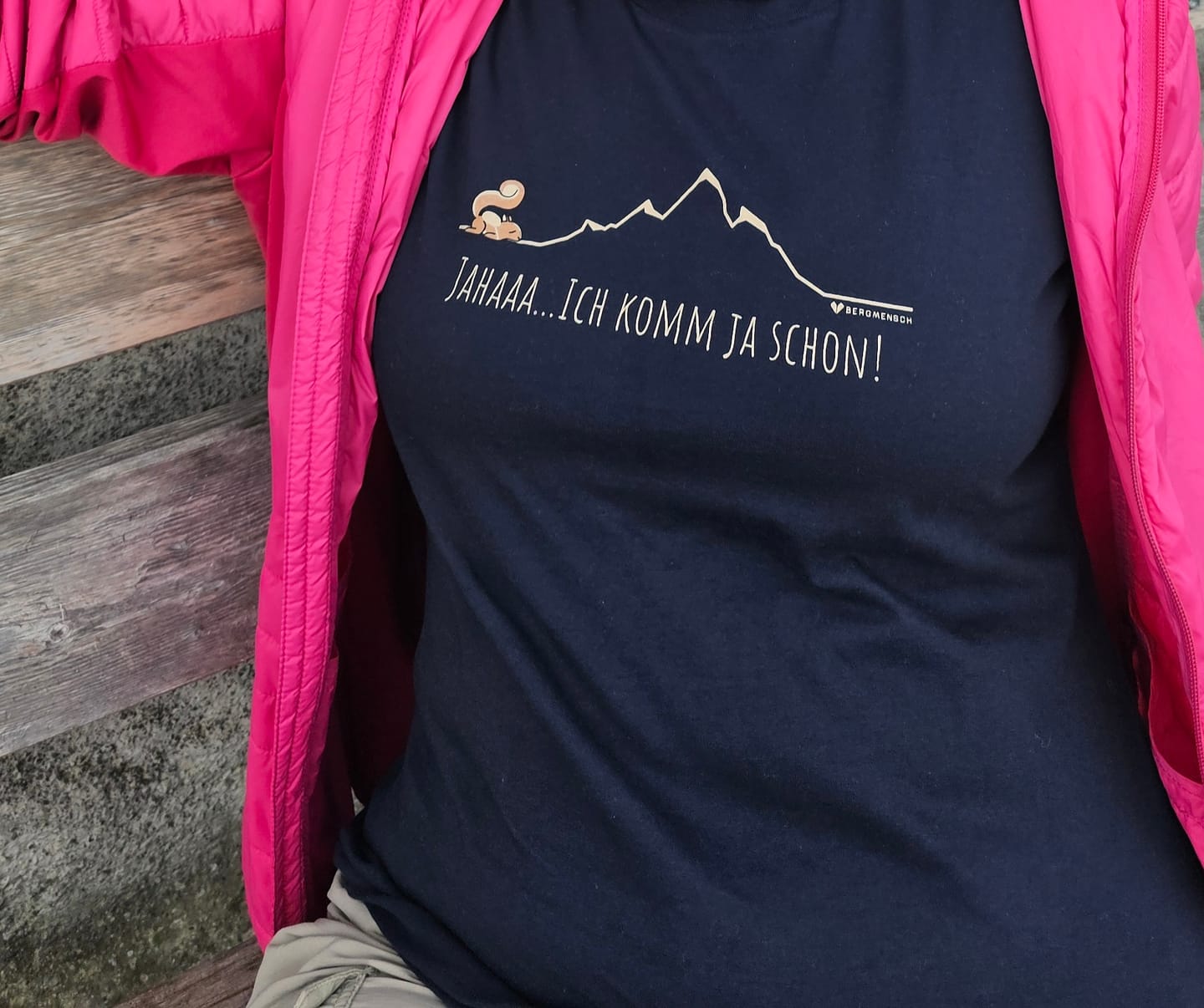 Customer photo review of Ich komm ja schon - Damen Premium Organic Shirt