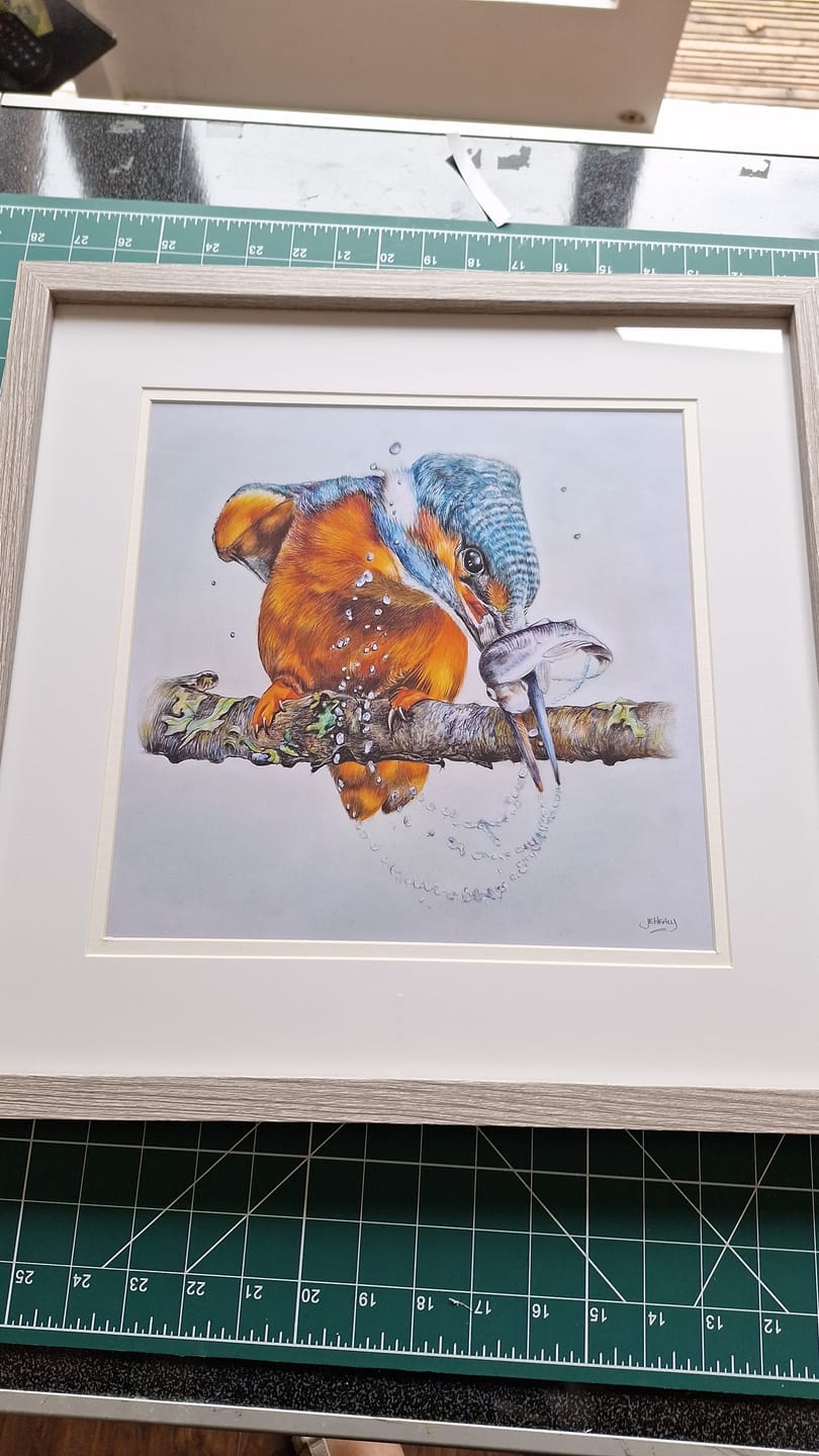 Customer photo review of Square Giclée Art Print
