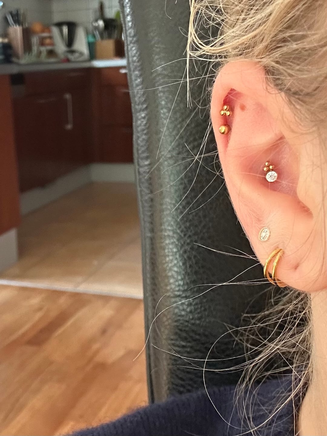 Customer photo review of Nurit Piercing | Titan