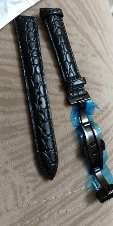 Customer photo review of Suunto Genuine Leather Band - Crocodile Pattern Classic