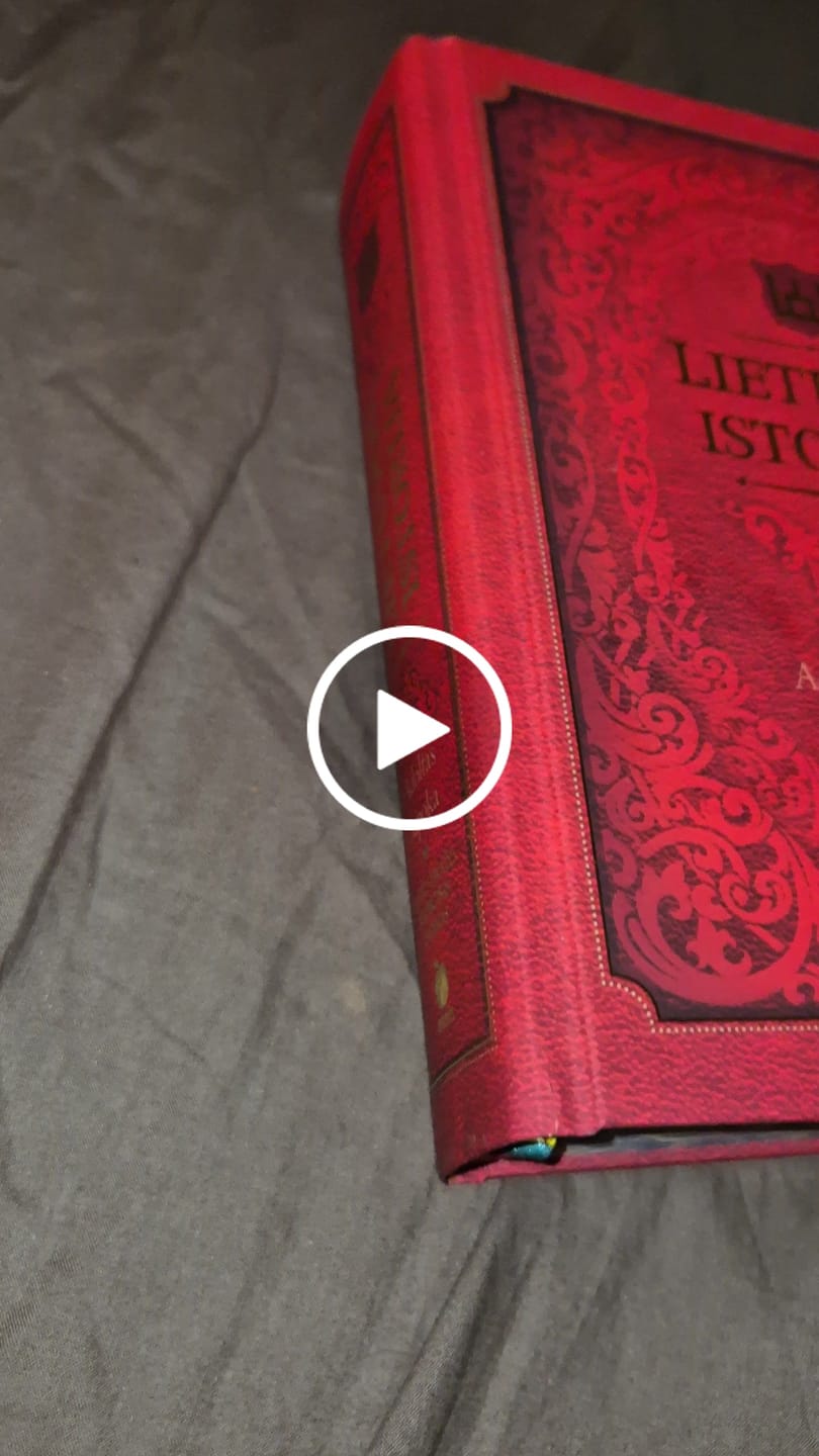 Customer video review of Vytautas Didysis: riboto tiražo numeruotas prabangus XXL dydžio istorinis metraštis su šimtais retų nuotraukų