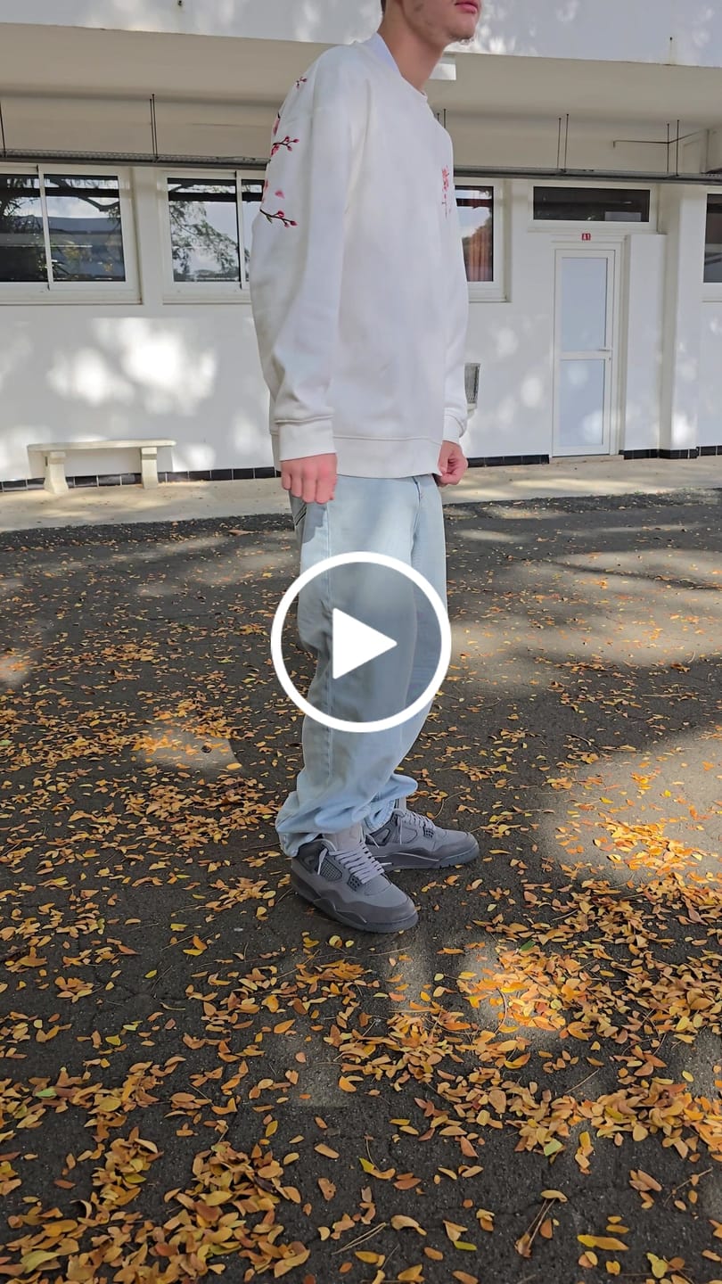 Customer video review of Sakura Embroidered Sweatshirt
