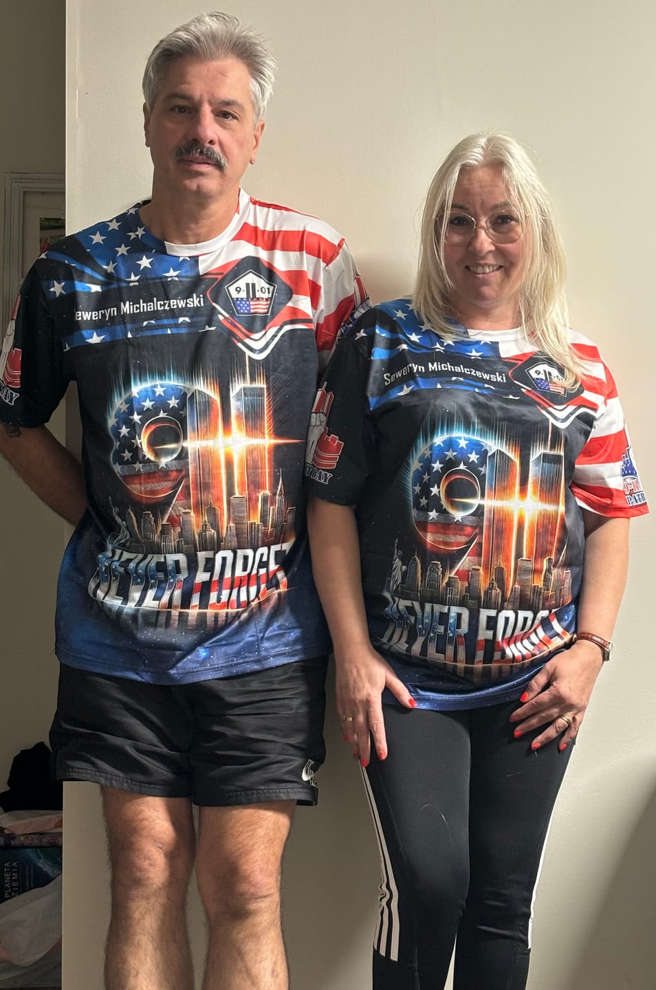 Customer photo review of Unisex Shirt, Custom Name Firefighter Shirt, Firefighter Memorial Shirt, 911 Memorial Shirt