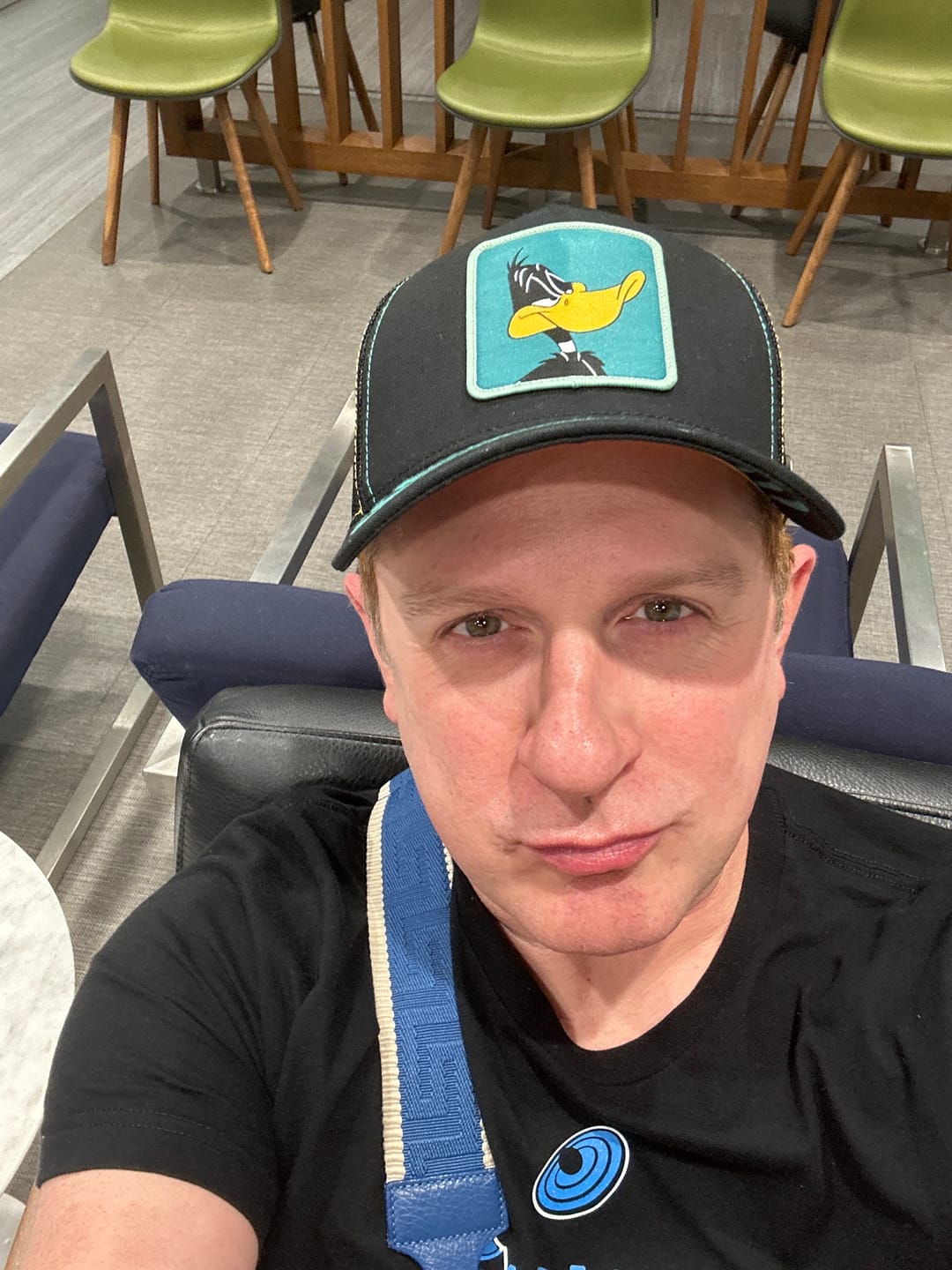 Customer photo review of OVERLORD X Looney Tunes: Daffy Duck Trucker Cap