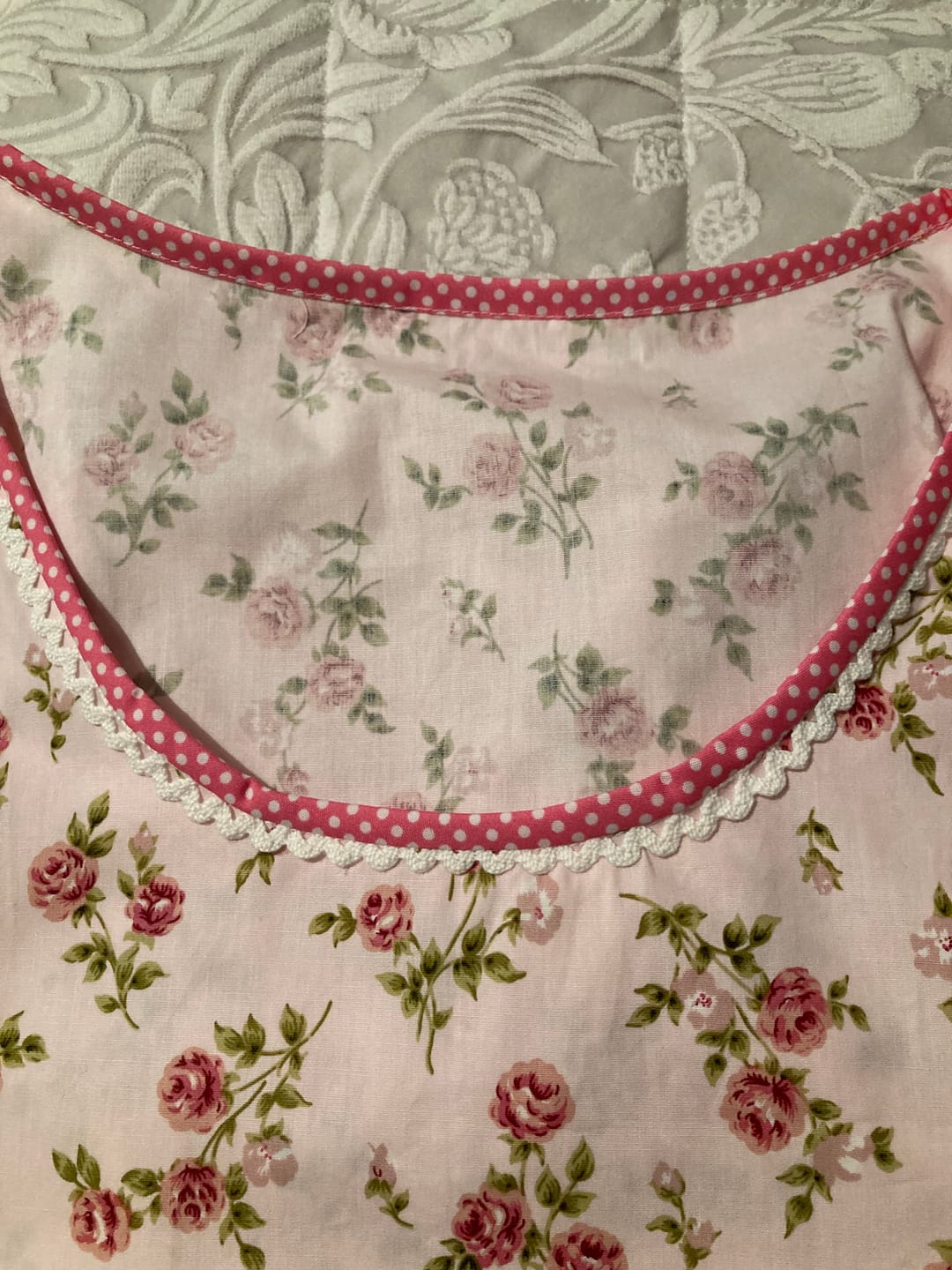 Customer photo review of Polka Dot Polycotton Bias Binding Tape - 5 metres