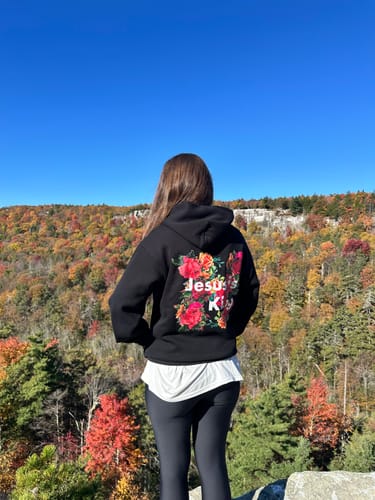 Customer photo review of Jesus Is King Hoodie