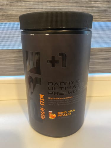 Customer photo review of +1© Danny's Ultimate Pre Workout High-stim (520g)