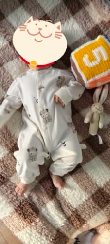 Customer photo review of Cotton Panda Jumpsuit