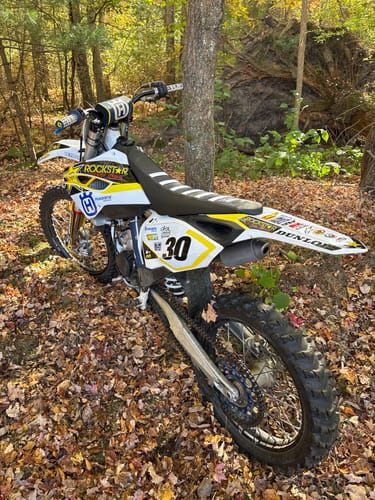 Customer photo review of Custom Seat Cover: 2014-2015 TC125