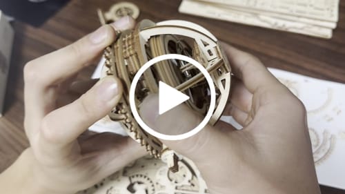 Customer video review of Spherical Tourbillon Chronograph 3D Wooden Puzzle