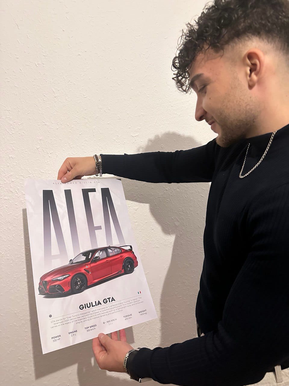 Customer photo review of Ferrari - F40 - Poster