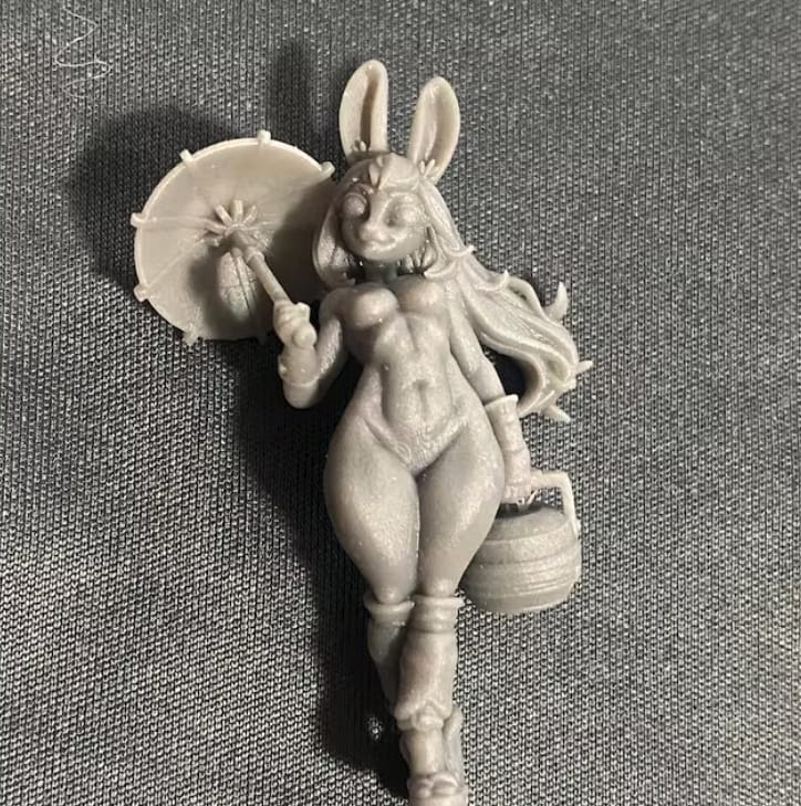 Customer photo review of Jade Bunny Girl