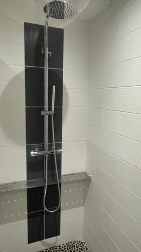 Customer photo review of Colonne de douche chromée