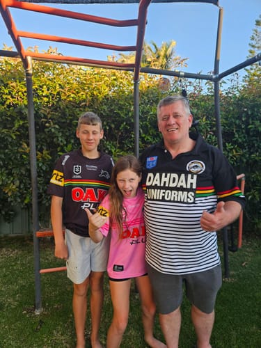 Customer photo review of 1991 Penrith Panthers Retro Jersey