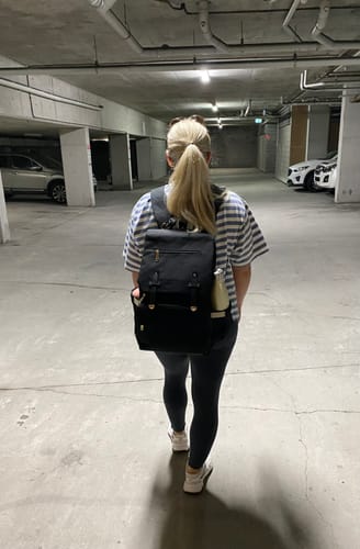 Customer photo review of LuxeLittleOne™ Luxury Baby Bag