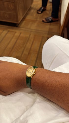 Customer photo review of Leather Watch Band