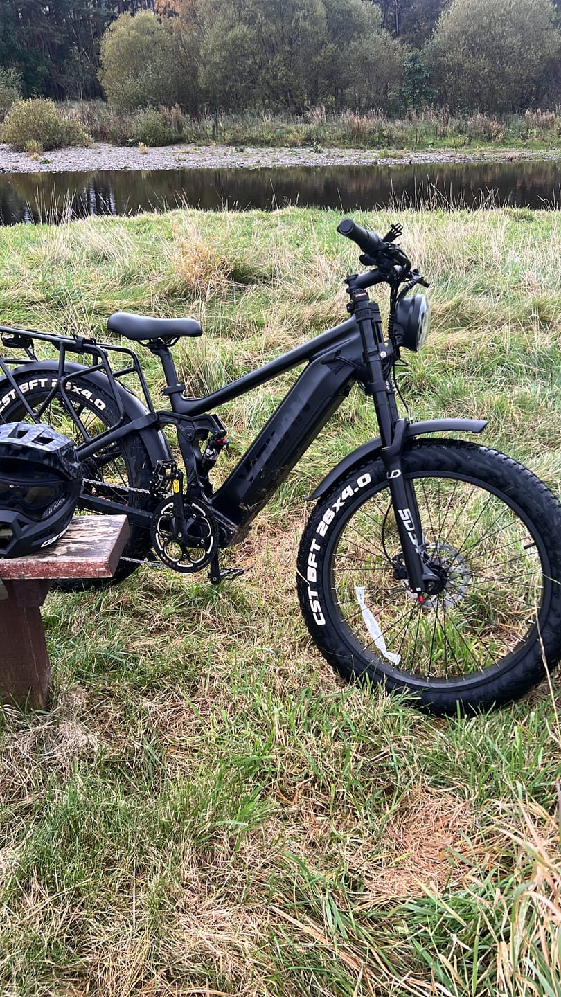 Customer photo review of T7 Full Suspension Mountain E-bike
