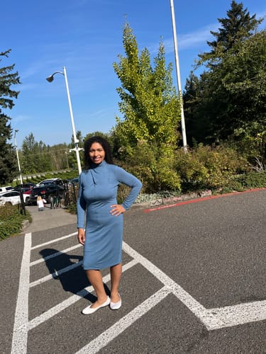 Customer photo review of Brigitte Brianna Harmony Dress *Final Sale*