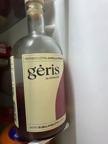 Customer photo review of GĖRIS - fermentuotas juodųjų serbentų gėrimas
