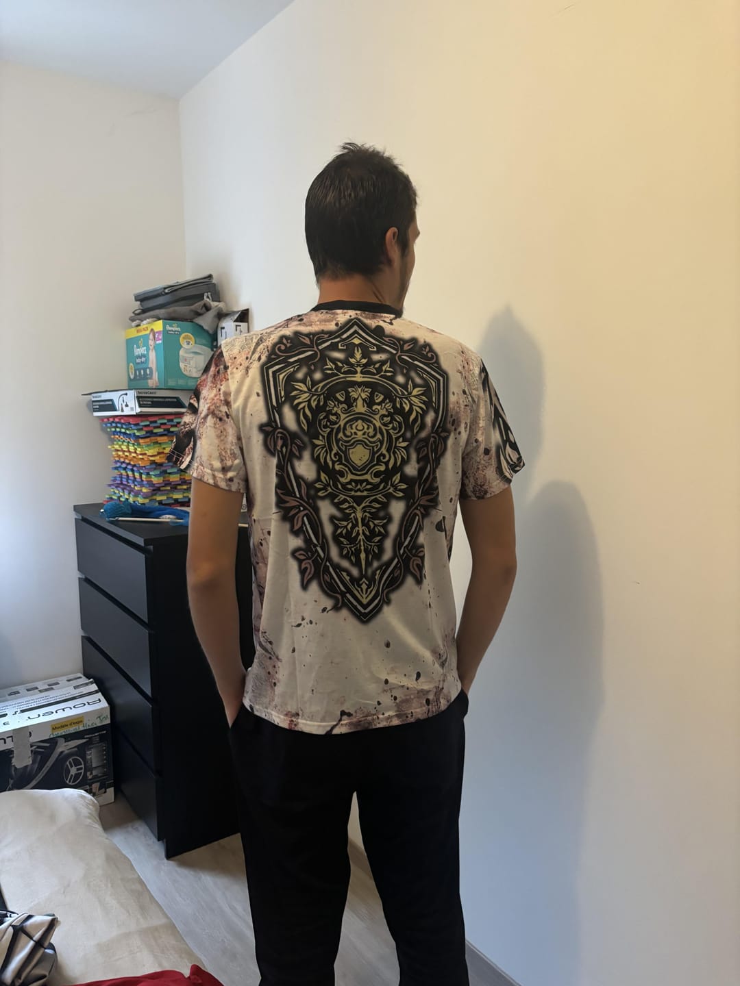 Customer photo review of Dark Souls Knight Artorias Cosplay Zip Up Hoodie Jacket
