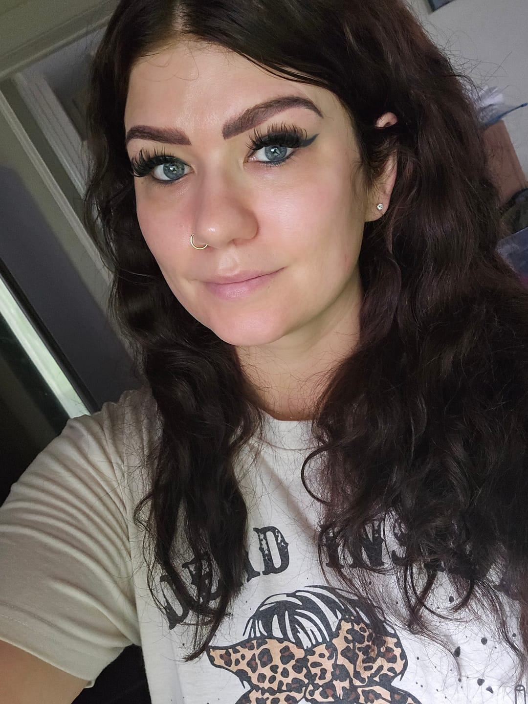Customer photo review of Dark Brown #2 Natural Wave DIY Hair Extensions Home Kit